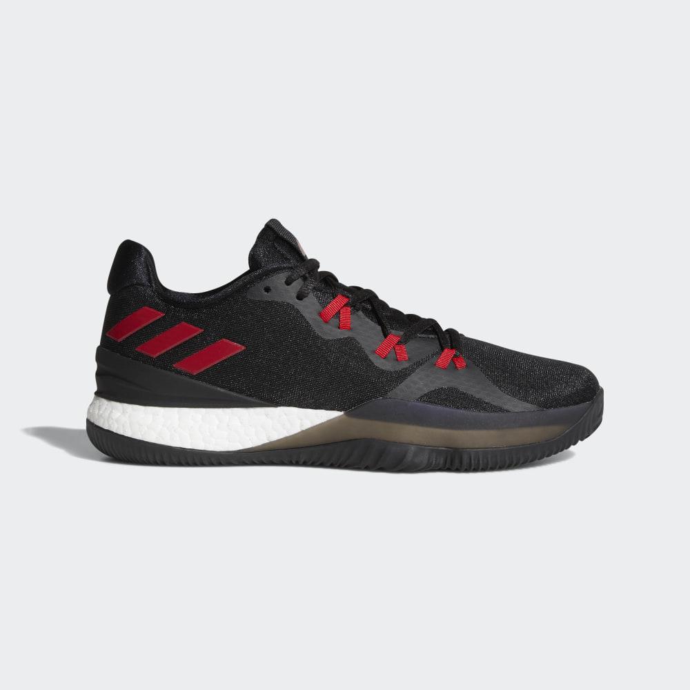 Adidas Men's Crazylight Boost 2018 Basketball Shoes Black/Deep Red/Dark Grey Ireland DB1071